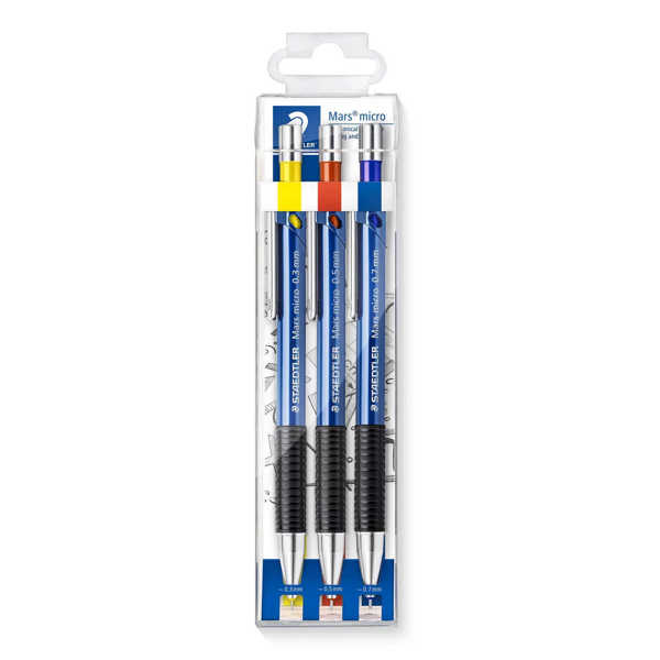 Picture of Staedtler Mars Micro Mechanical Pencil 3pk