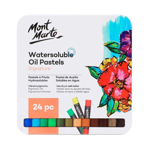 Picture of Mont Marte Watersoluble Oil Pastels Tin 24pc
