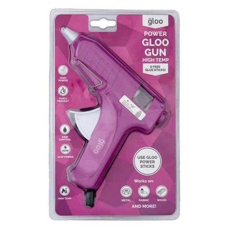 Gloo Large Glue Gun High Temperature, Art Supplies Online Australia - Same  Day Shipping