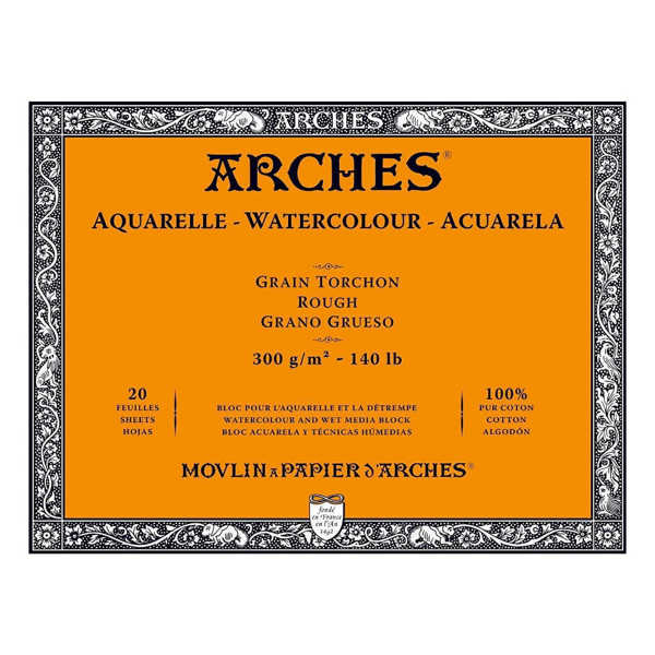 Picture of Arches Gummed Watercolour Blocks - Rough