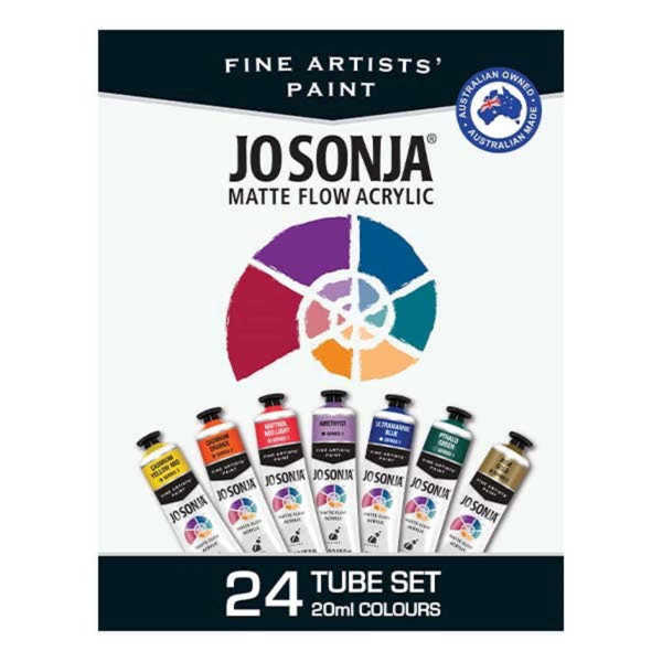 Picture of Jo Sonjas Matte Flow Acrylic Set 24x20ml