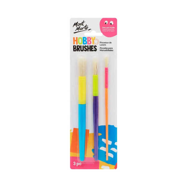 Picture of Mont Marte Hobby Brushes 3pc