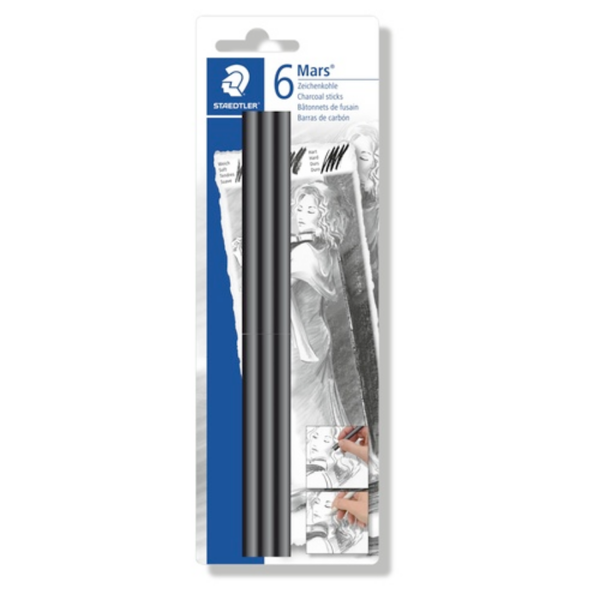 Picture of Staedtler Compressed Charcoal Stick 6pk