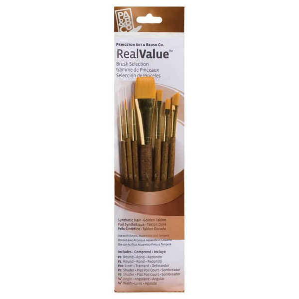 Picture of Princeton Real Value Brush Set Brown 7pk