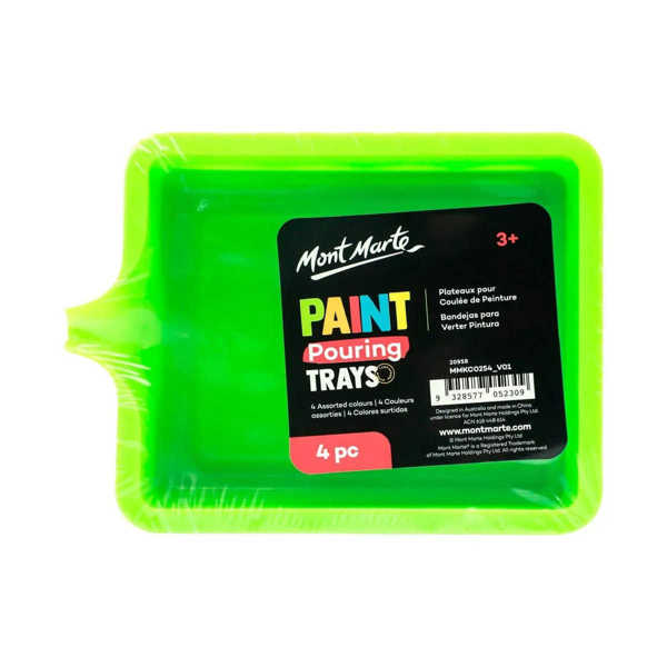 Picture of Mont Marte Paint Pouring Trays 4pc