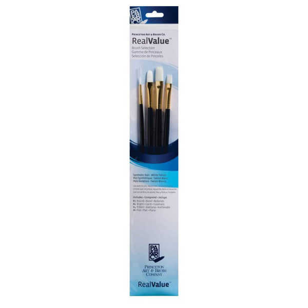 Picture of Princeton Real Value Brush 4pk Blue Long Handle