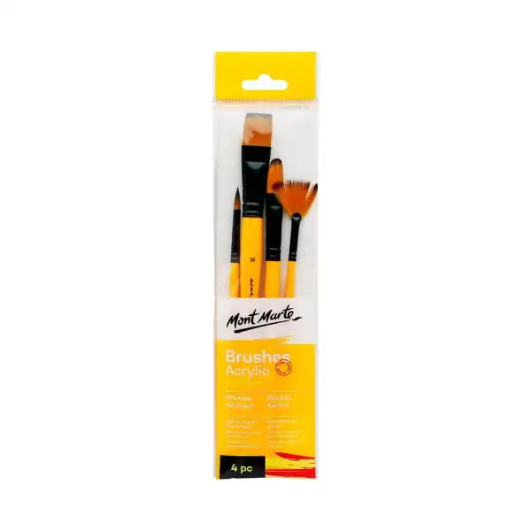 Picture of Mont Marte Gallery Series Brush Set 4Pk