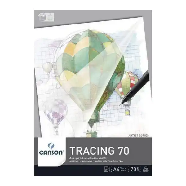 Picture of Canson Tracing Paper Pad 70gsm