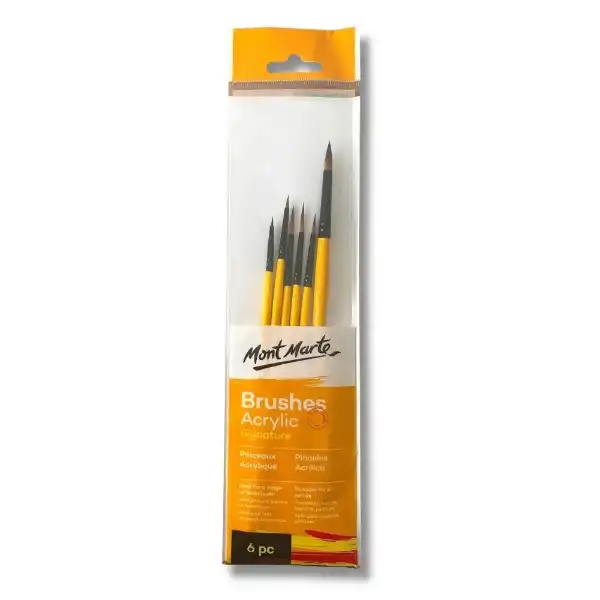 Picture of Mont Marte Gallery Series Brush Set 6Pk