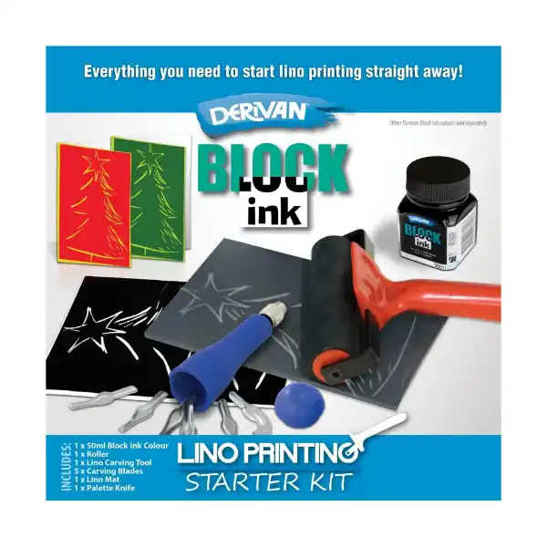 Picture of Derivan Block Ink Starter Kit