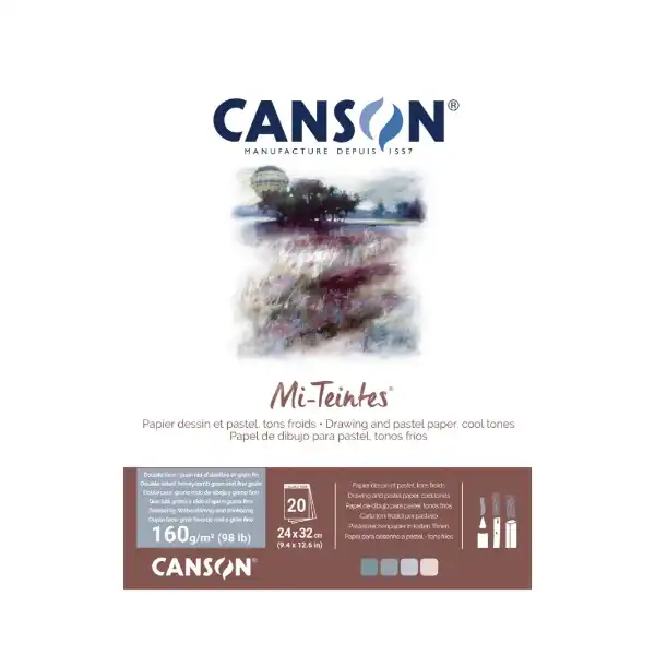 Picture of Canson Mi-Teintes Paper Pad Cool Tones