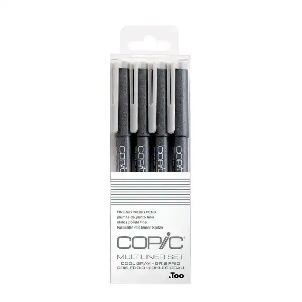 Picture of Copic Multiliner Set Cool Grey 4pk