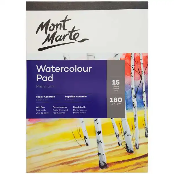 Picture of Mont Marte Watercolour Pad 180gsm