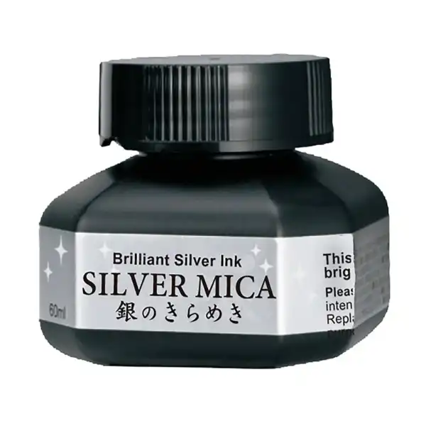 Picture of ZIG Kuretake Silver Mica Ink 