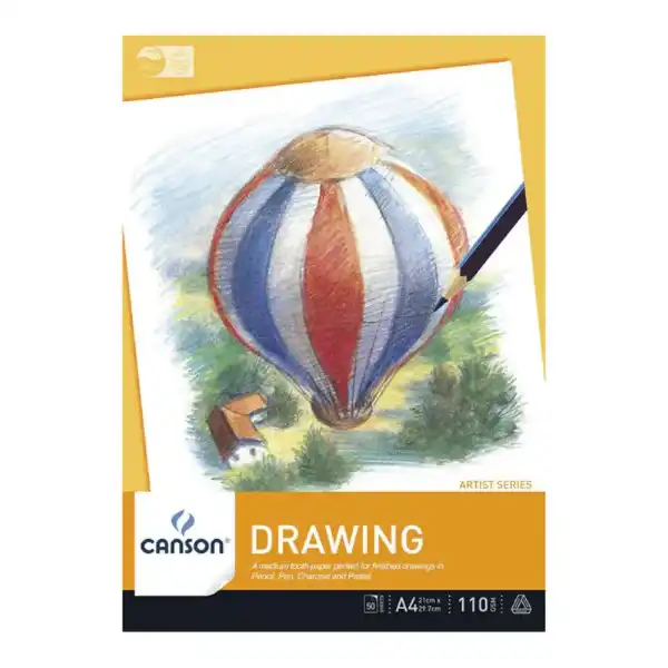 Picture of Canson Cartridge Drawing Paper Pad A4