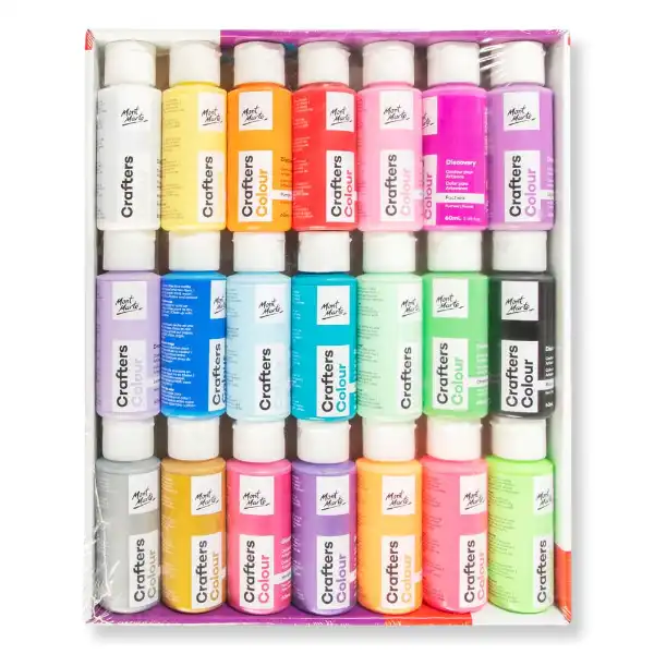 Picture of Mont Marte Crafters Paint Set 21pk
