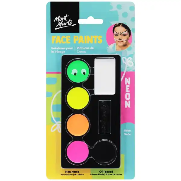 Picture of Mont Marte Kids Face Painting Set - Neon 