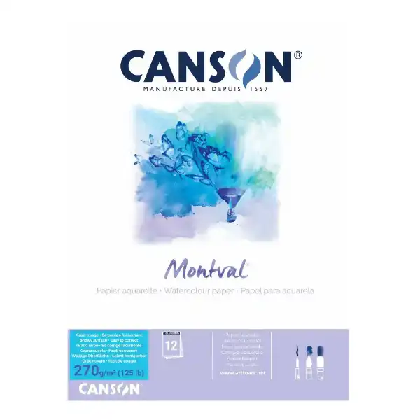 Picture of Canson Montval Watercolour Pad 270gsm
