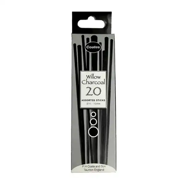 Picture of Coates Willow Charcoal Sticks Assorted 20pk