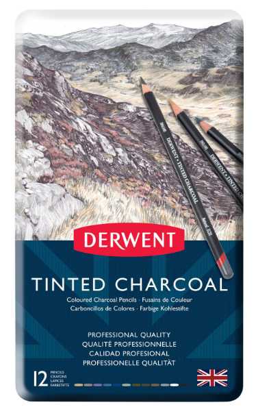 Picture of Derwent Tinted Charcoal Pencils 