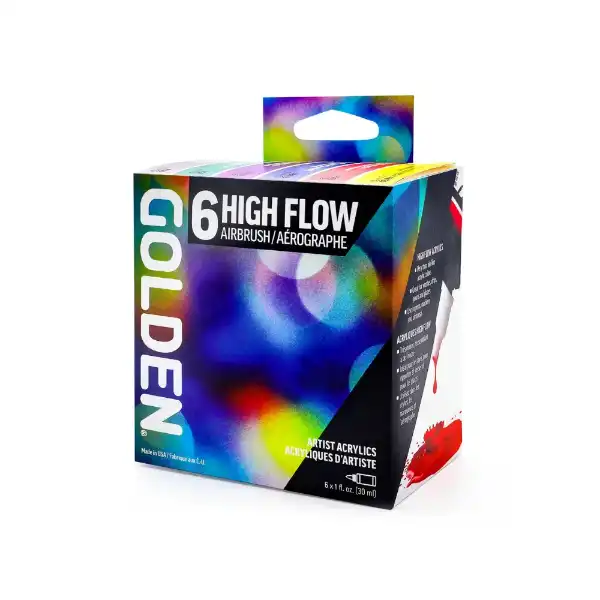 Picture of Golden High Flow Acrylic Airbrush Set