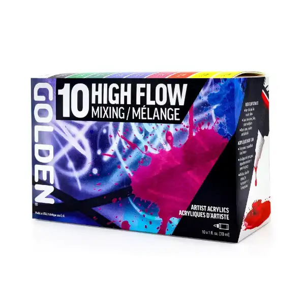 Picture of Golden High Flow Acrylic Mixing Set 10pk