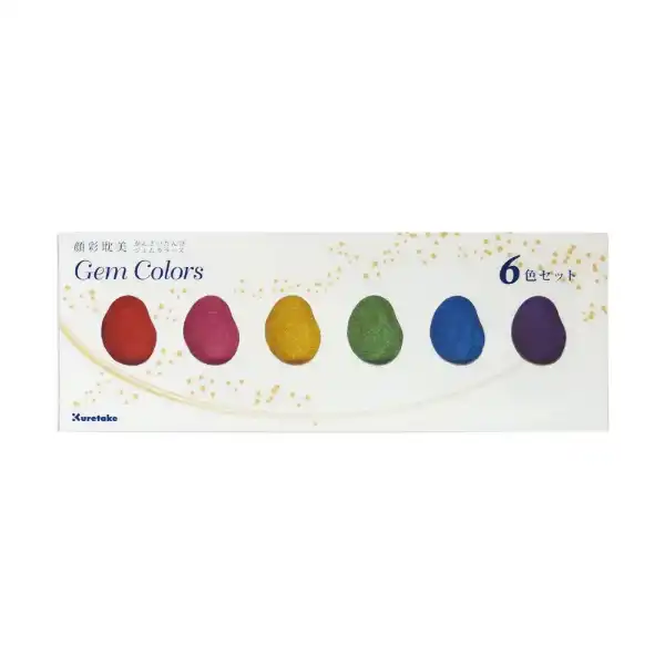 Picture of Kuretake Gansai Tambi Watercolour Palette Gem Colours