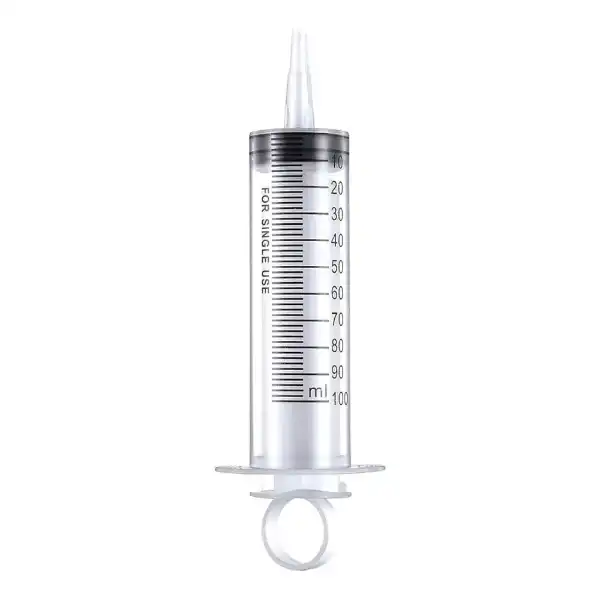 Picture of Empty Plastic Syringe 100ml