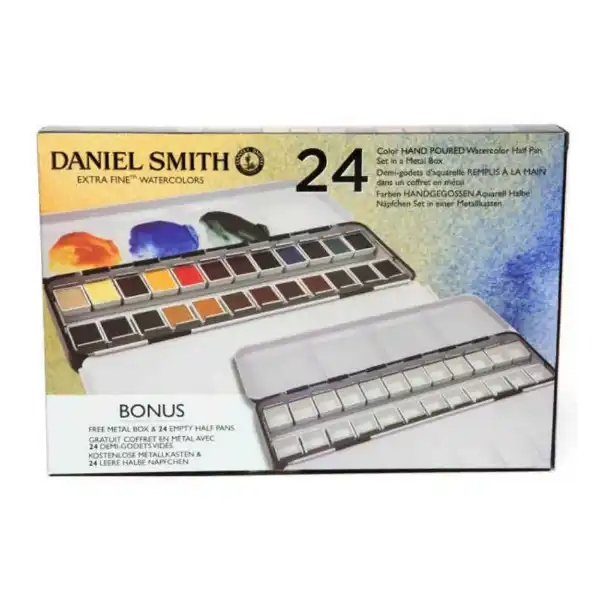 Picture of Daniel Smith Half Pan 24 Tin- Master Box Set