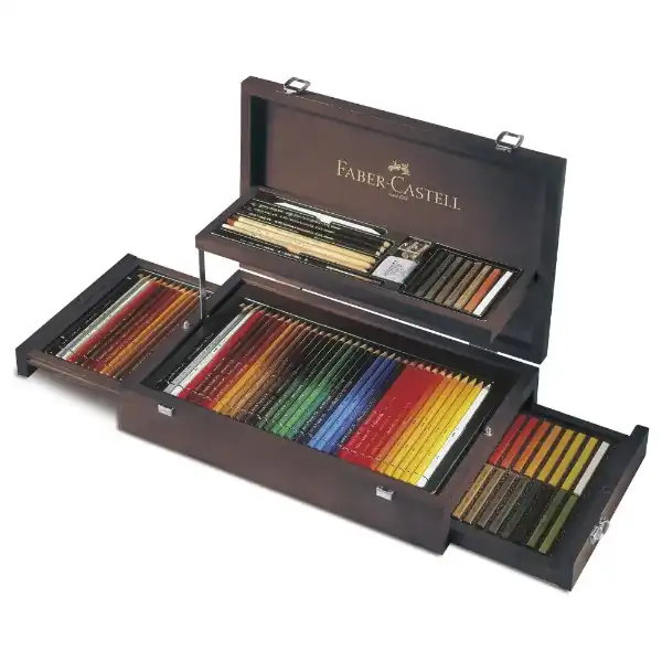 Picture of Faber-Castell Art & Graphic Mixed Media Collection - Solid Wood Case of 125