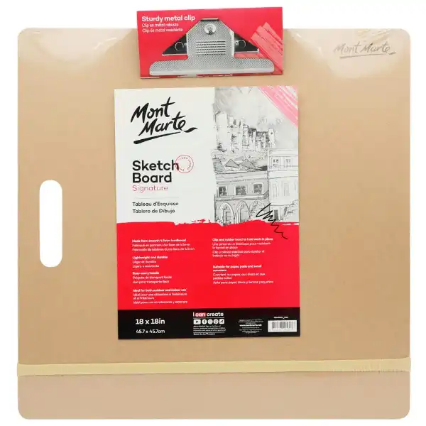 Picture of Mont Marte Sketch Board With Clip