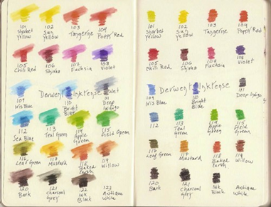 10 unique art journal ideas - colour palette