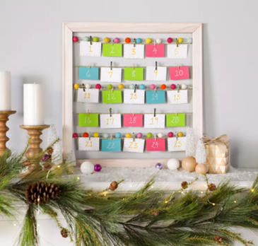 christmas crafts - envelope advent calendar