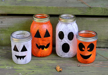 halloween crafts - halloween lanterns