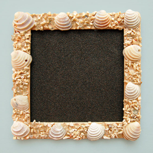 summer crafts for kids - summer photo frame
